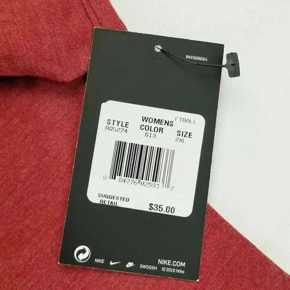 The Nike Tee XXL Athletic Cut V Neck Women's Tee - Picture 7 of 8